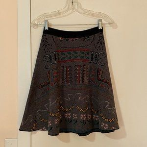 High Waisted Woven Skirt, Anthropologie, X-Small,
